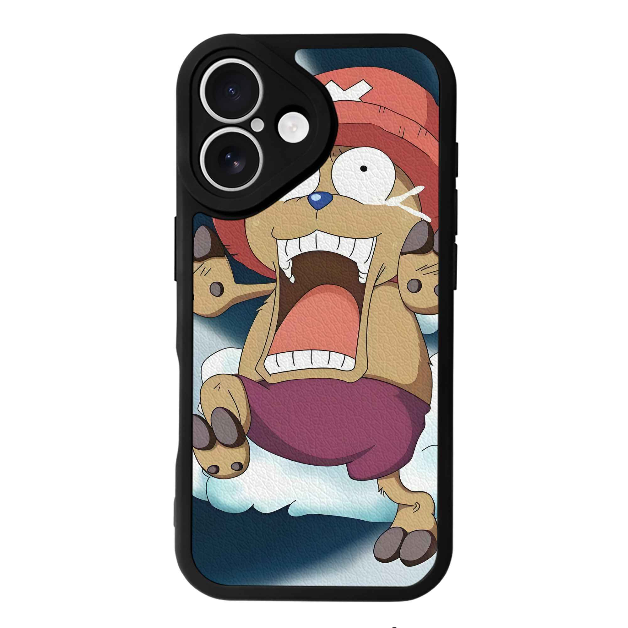 （画像用） ワンピース ONE PIECE 【iPhone 16シリーズ対応】シリコンスマホケース（レザー調） 材質：シリコン